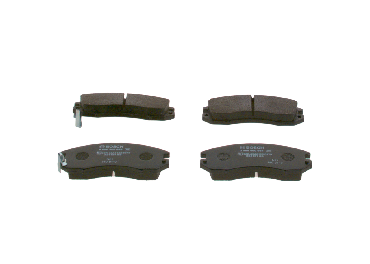set placute frana,frana disc 0 986 460 984 BOSCH