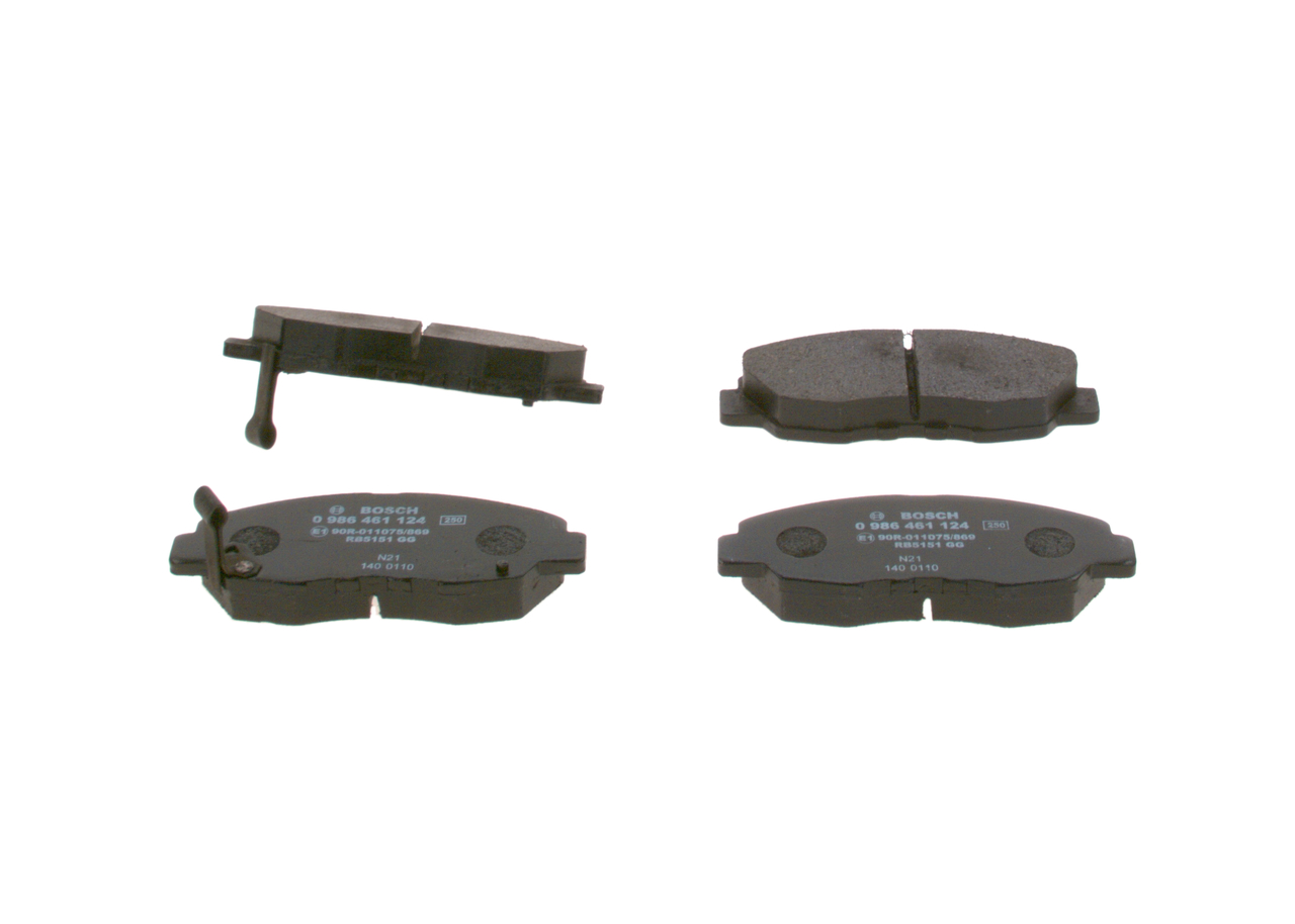 set placute frana,frana disc 0 986 461 124 BOSCH