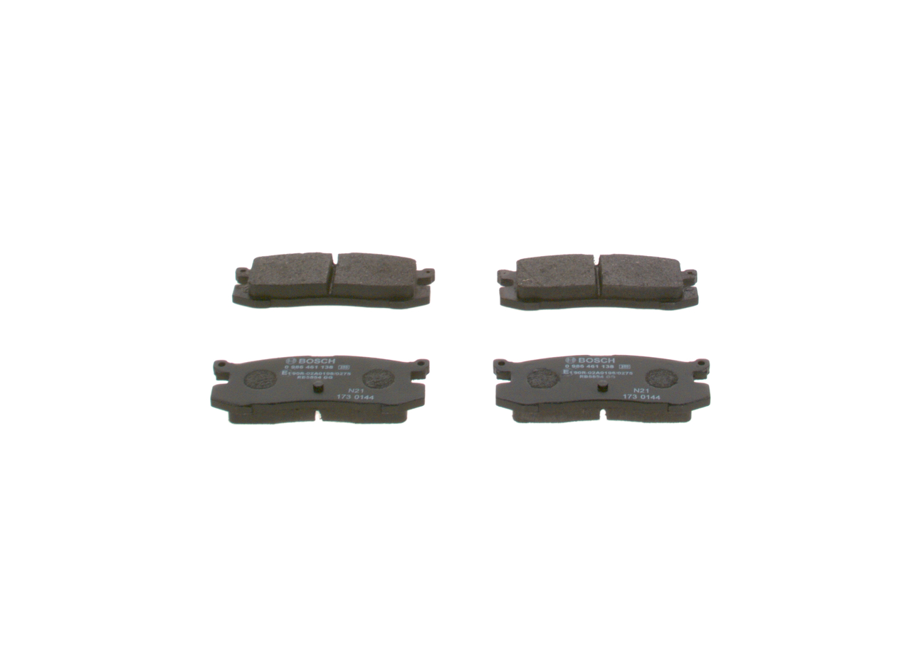 set placute frana,frana disc 0 986 461 138 BOSCH