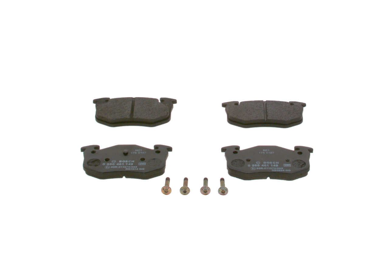 set placute frana,frana disc 0 986 461 149 BOSCH