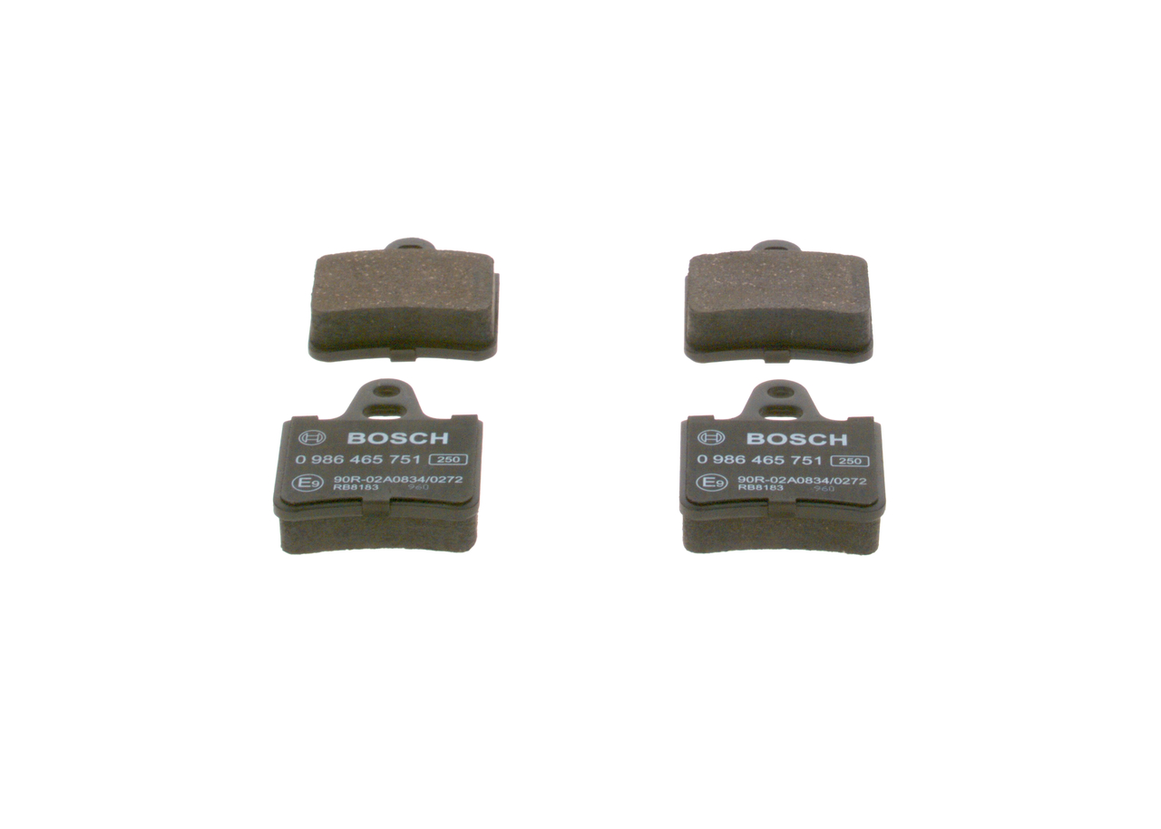 set placute frana,frana disc 0 986 465 751 BOSCH