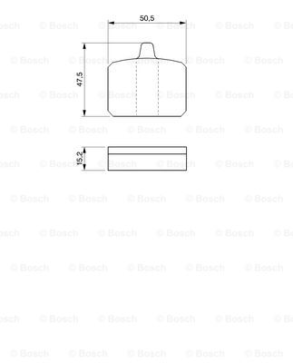 set placute frana,frana disc 0 986 465 760 BOSCH