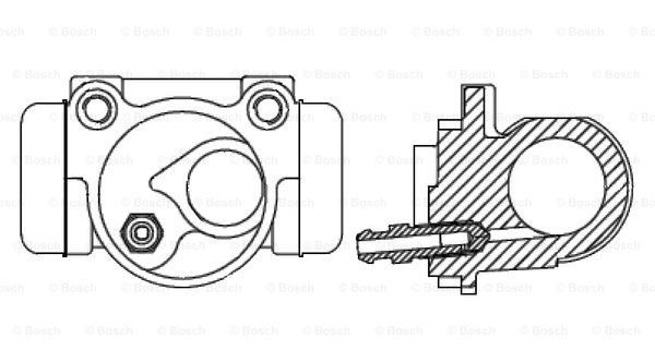 Cilindru receptor frana 0 986 475 637 BOSCH