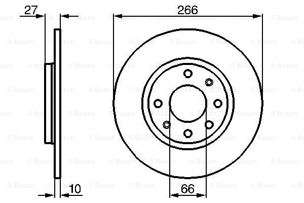 Disc frana 0 986 478 090 BOSCH