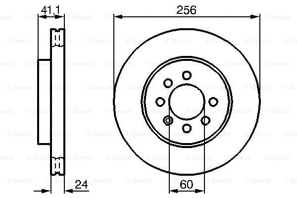 Disc frana 0 986 478 286 BOSCH