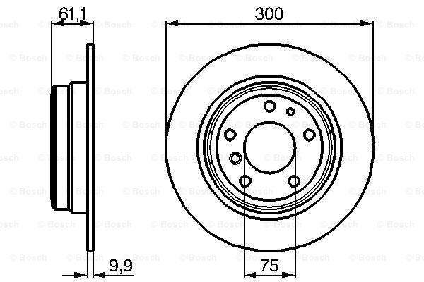 Disc frana 0 986 478 321 BOSCH