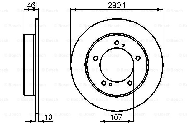 Disc frana 0 986 478 377 BOSCH