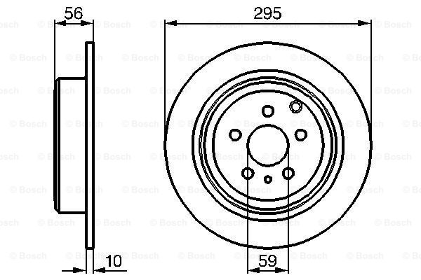 Disc frana 0 986 478 435 BOSCH