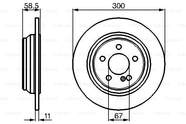 Disc frana 0 986 478 472 BOSCH