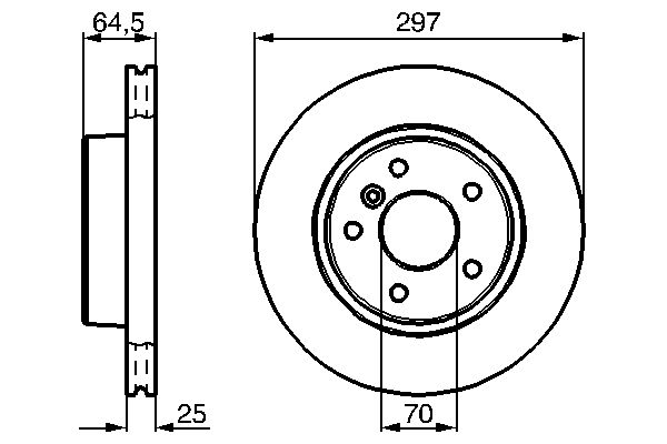 Disc frana 0 986 478 483 BOSCH