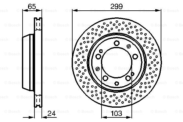 Disc frana 0 986 478 595 BOSCH