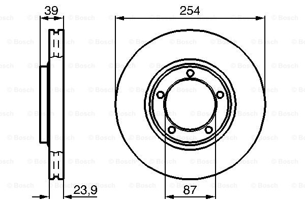 Disc frana 0 986 478 714 BOSCH