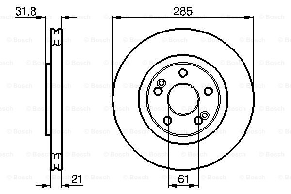 Disc frana 0 986 478 719 BOSCH