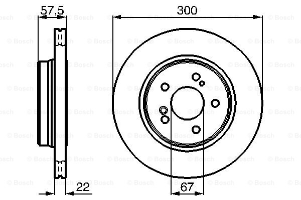 Disc frana 0 986 478 793 BOSCH