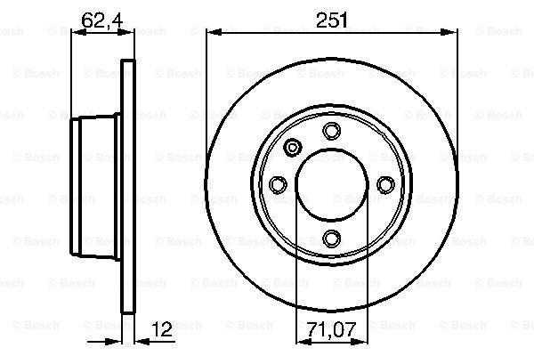 Disc frana 0 986 478 879 BOSCH