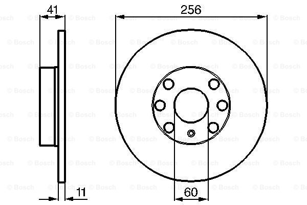 Disc frana 0 986 478 880 BOSCH