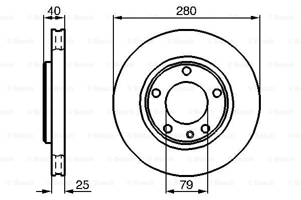 Disc frana 0 986 478 890 BOSCH