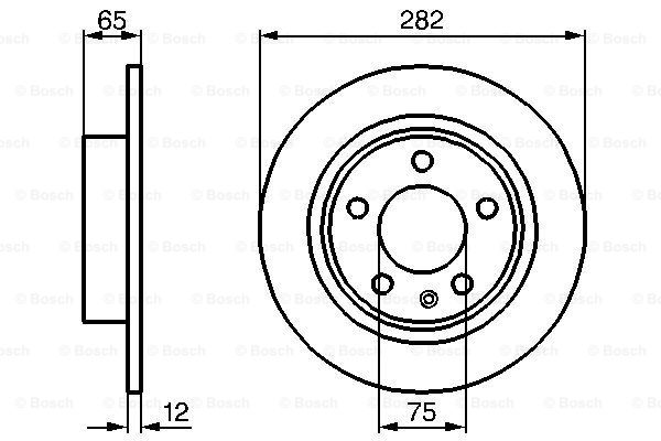 Disc frana 0 986 478 891 BOSCH