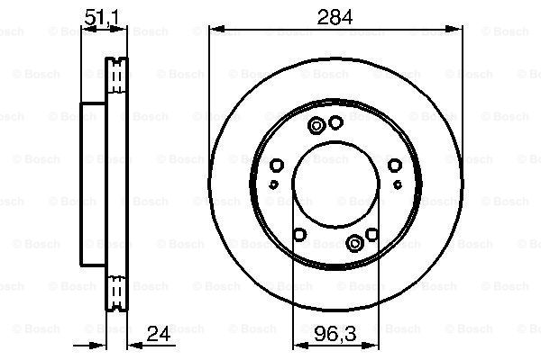 Disc frana 0 986 479 020 BOSCH