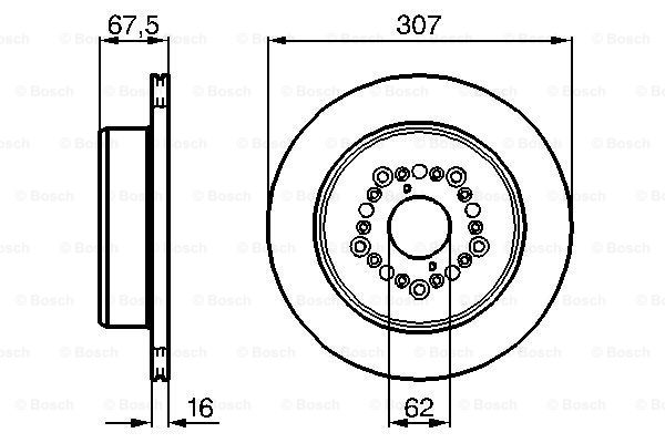 Disc frana 0 986 479 023 BOSCH