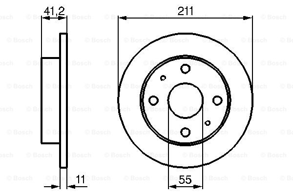 Disc frana 0 986 479 119 BOSCH