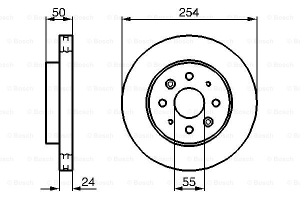 Disc frana 0 986 479 231 BOSCH