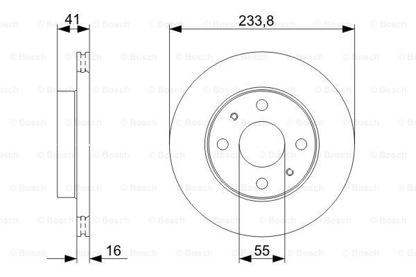 Disc frana 0 986 479 352 BOSCH