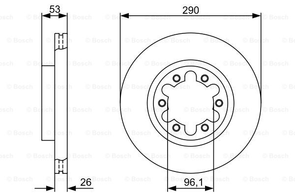 Disc frana 0 986 479 355 BOSCH