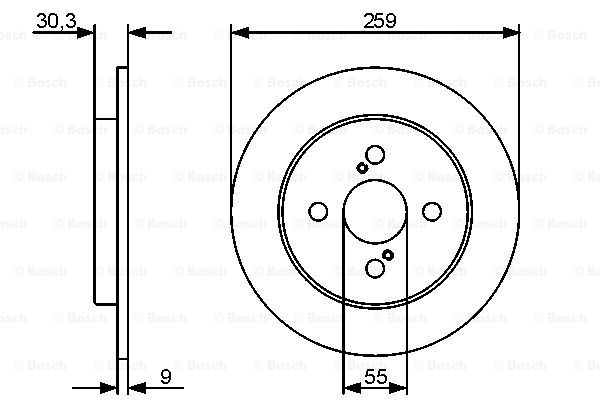 Disc frana 0 986 479 420 BOSCH