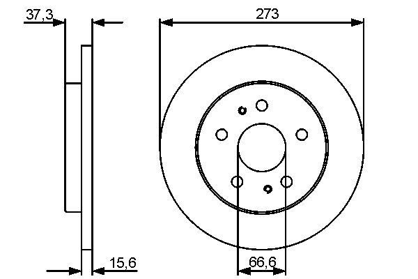 Disc frana 0 986 479 432 BOSCH