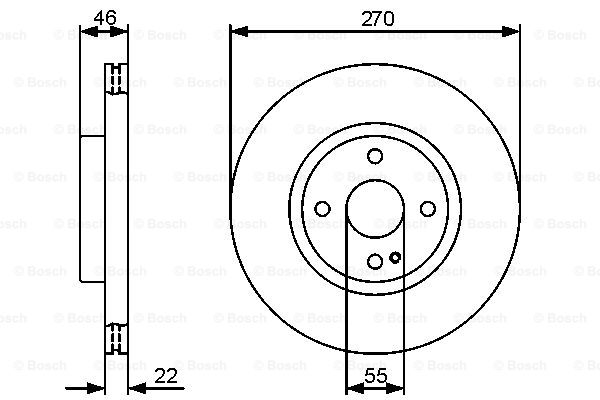Disc frana 0 986 479 472 BOSCH
