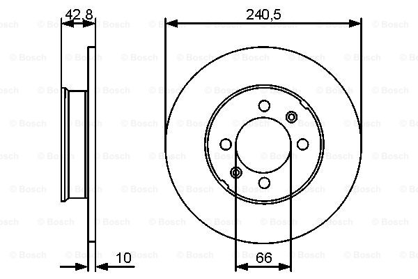 Disc frana 0 986 479 478 BOSCH