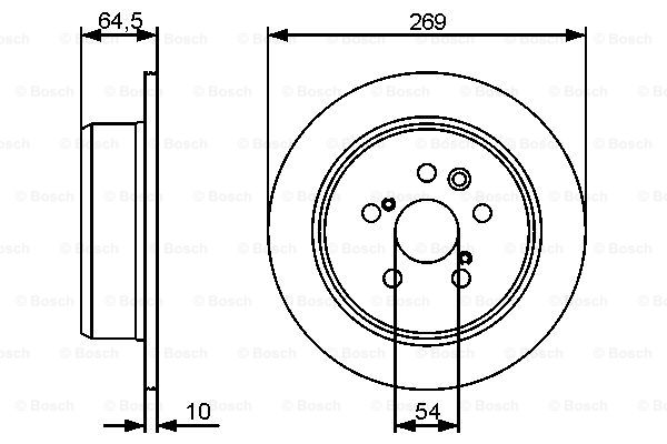 Disc frana 0 986 479 483 BOSCH