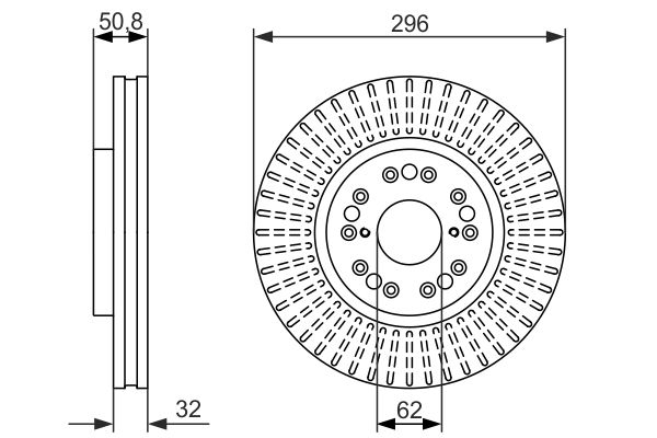 Disc frana 0 986 479 485 BOSCH