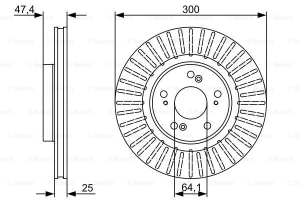 Disc frana 0 986 479 534 BOSCH