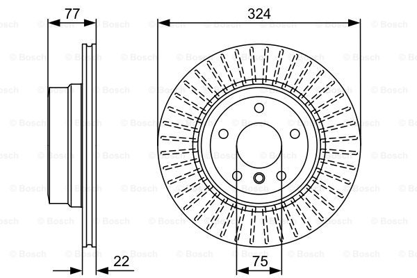 Disc frana 0 986 479 569 BOSCH