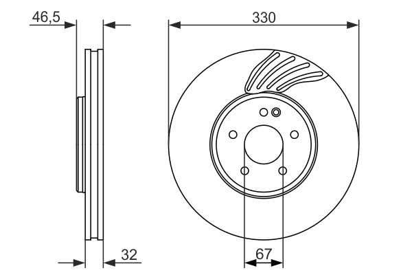Disc frana 0 986 479 719 BOSCH