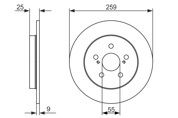 Disc frana 0 986 479 721 BOSCH