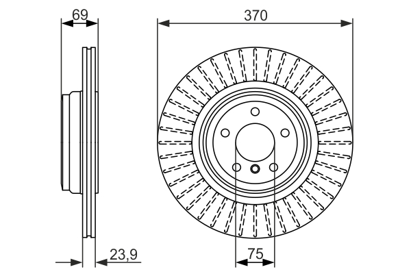 Disc frana 0 986 479 730 BOSCH