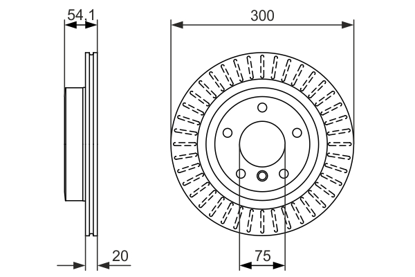 Disc frana 0 986 479 775 BOSCH