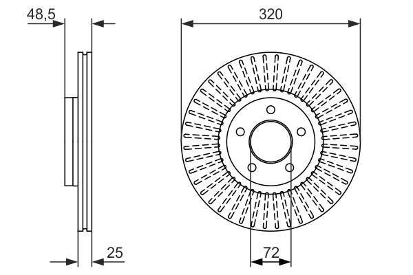 Disc frana 0 986 479 794 BOSCH