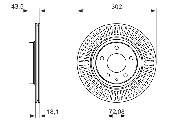 Disc frana 0 986 479 796 BOSCH
