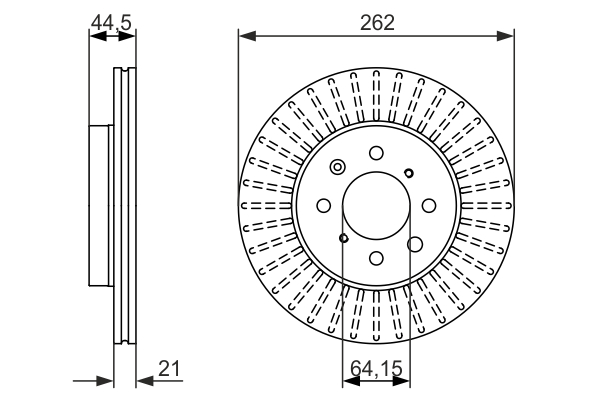 Disc frana 0 986 479 838 BOSCH