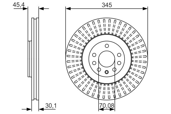 Disc frana 0 986 479 A24 BOSCH