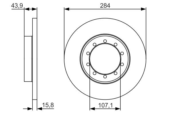 Disc frana 0 986 479 A34 BOSCH