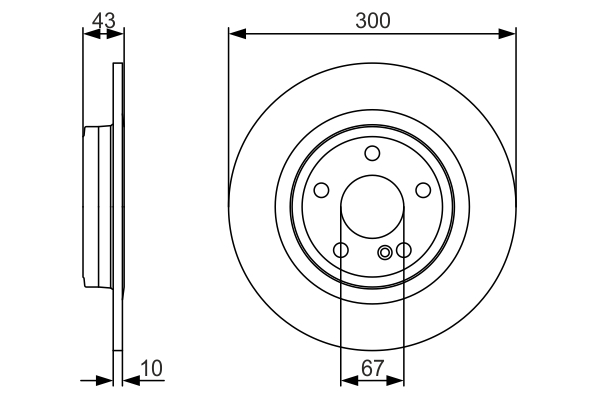 Disc frana 0 986 479 A38 BOSCH