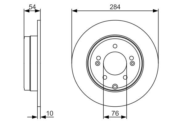 Disc frana 0 986 479 A45 BOSCH