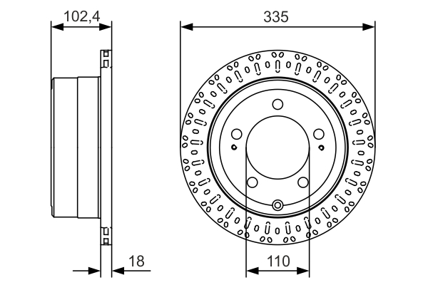 Disc frana 0 986 479 A61 BOSCH
