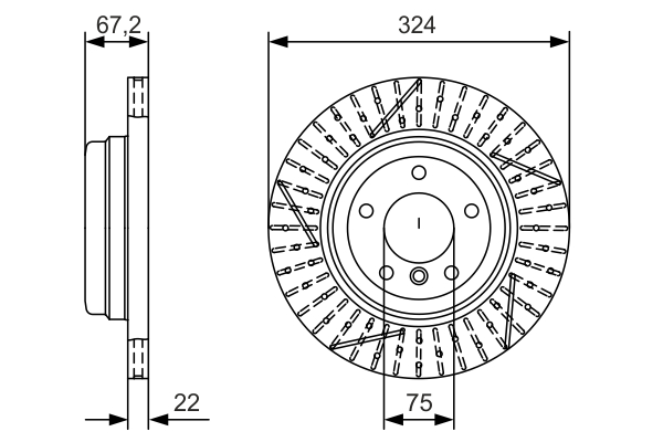 Disc frana 0 986 479 A78 BOSCH