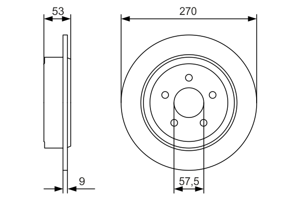 Disc frana 0 986 479 A79 BOSCH